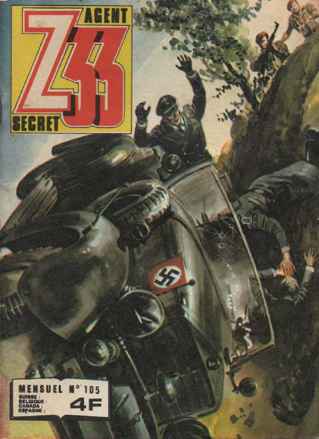 Scan de la Couverture Z 33 Agent Secret n 105